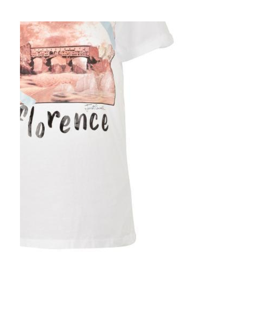 JUST CAVALLI PATTERN PRINTED SHORT-SLEEVED T-SHIRT