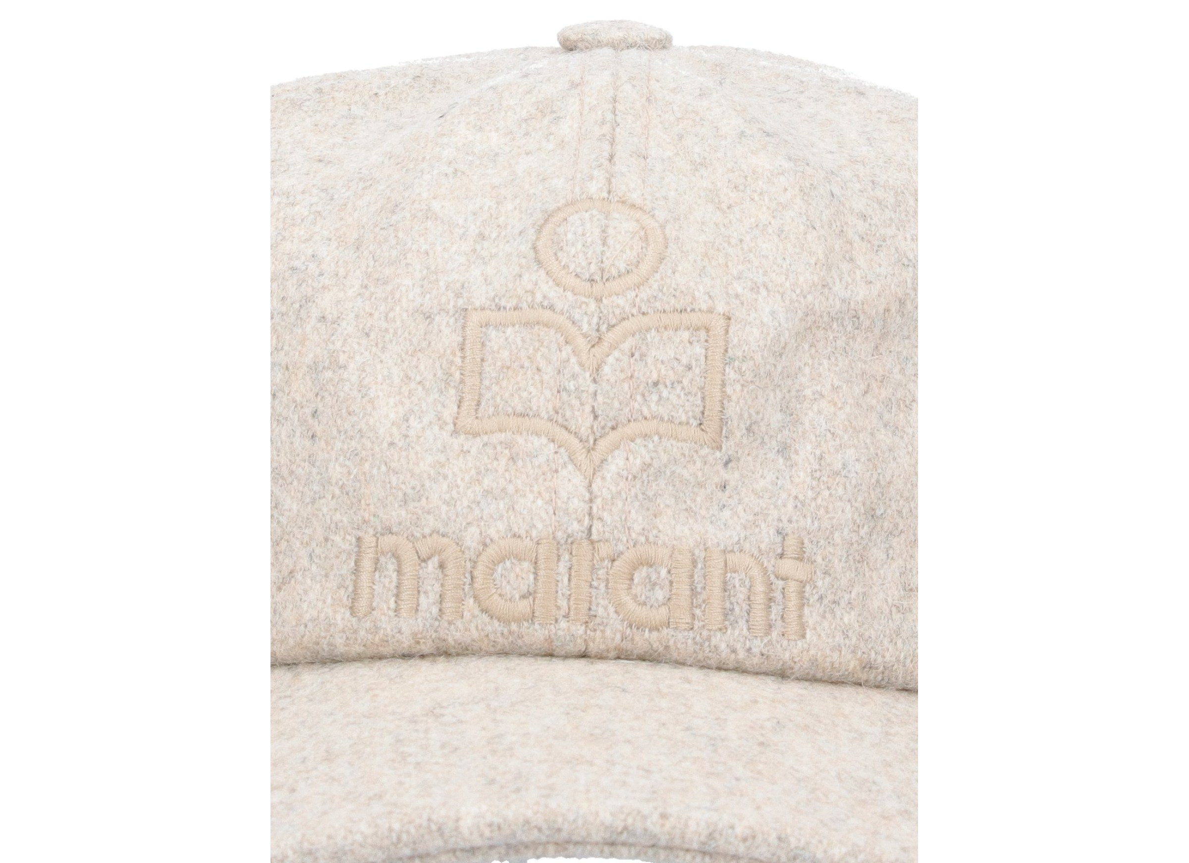 Isabel Marant Hat Curved Brim For Casual Look In White