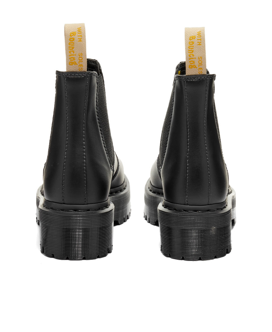 Dr. Martens' Logo Boots In Black