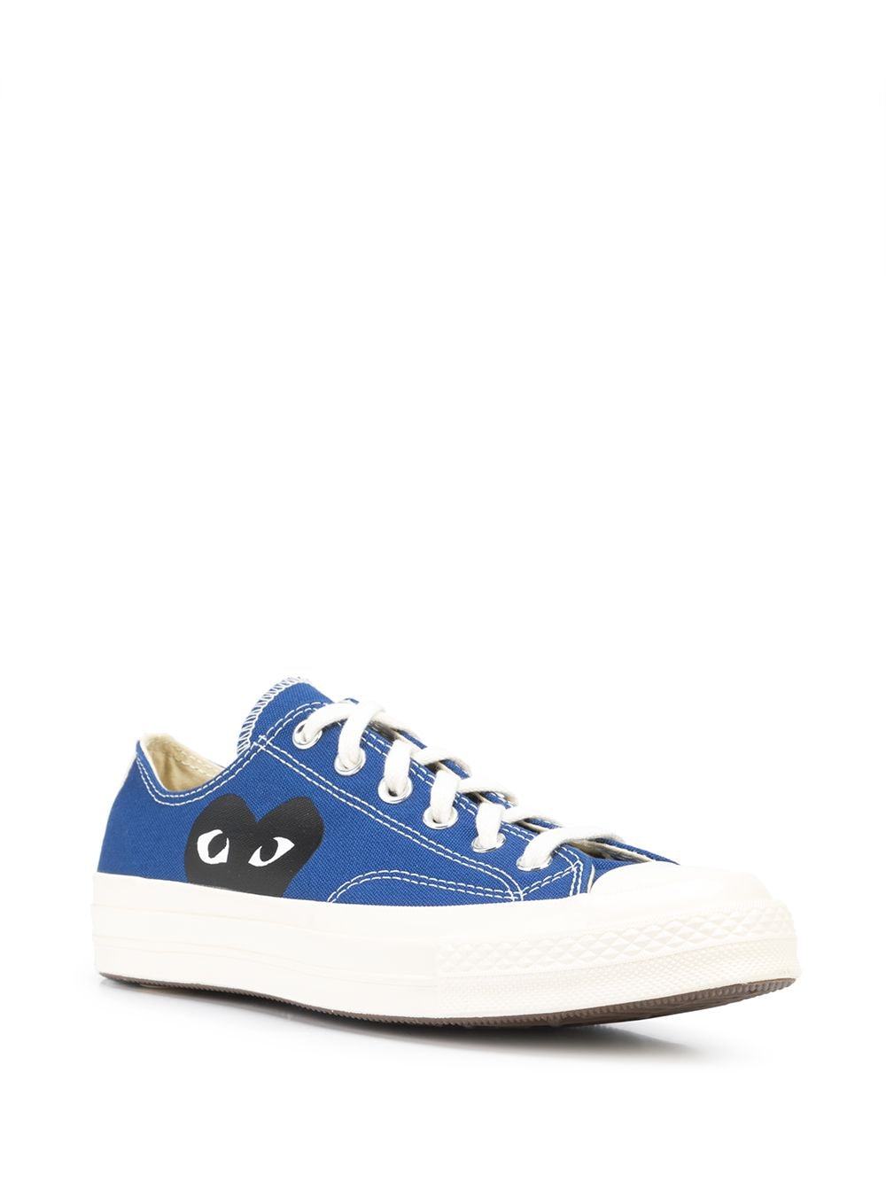 Comme Des Garçons Play X Converse Comme Des Garcons Play X Converse Chuck Taylor Low Top Sneakers In White