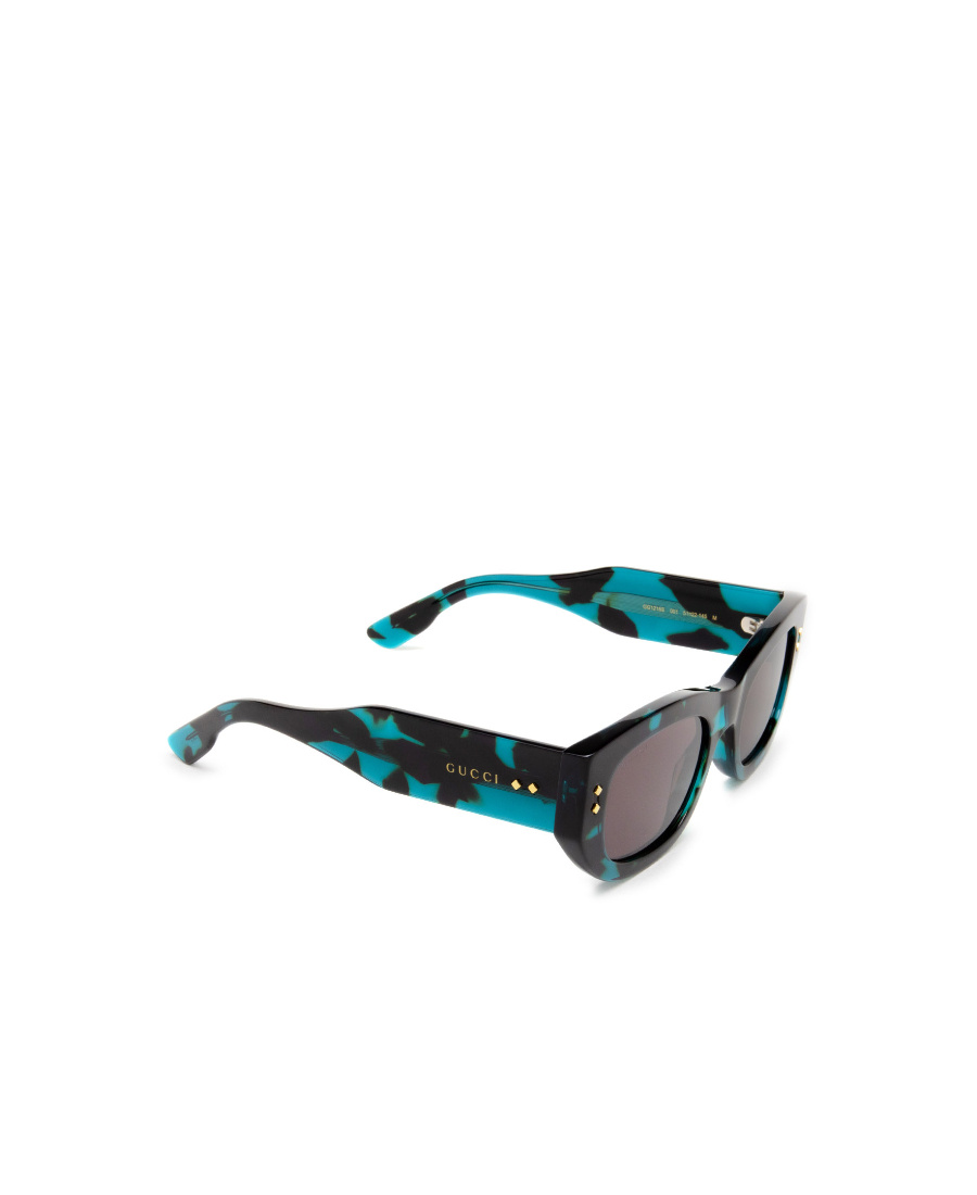 Gucci Rectangle-frame Sunglasses In Gray