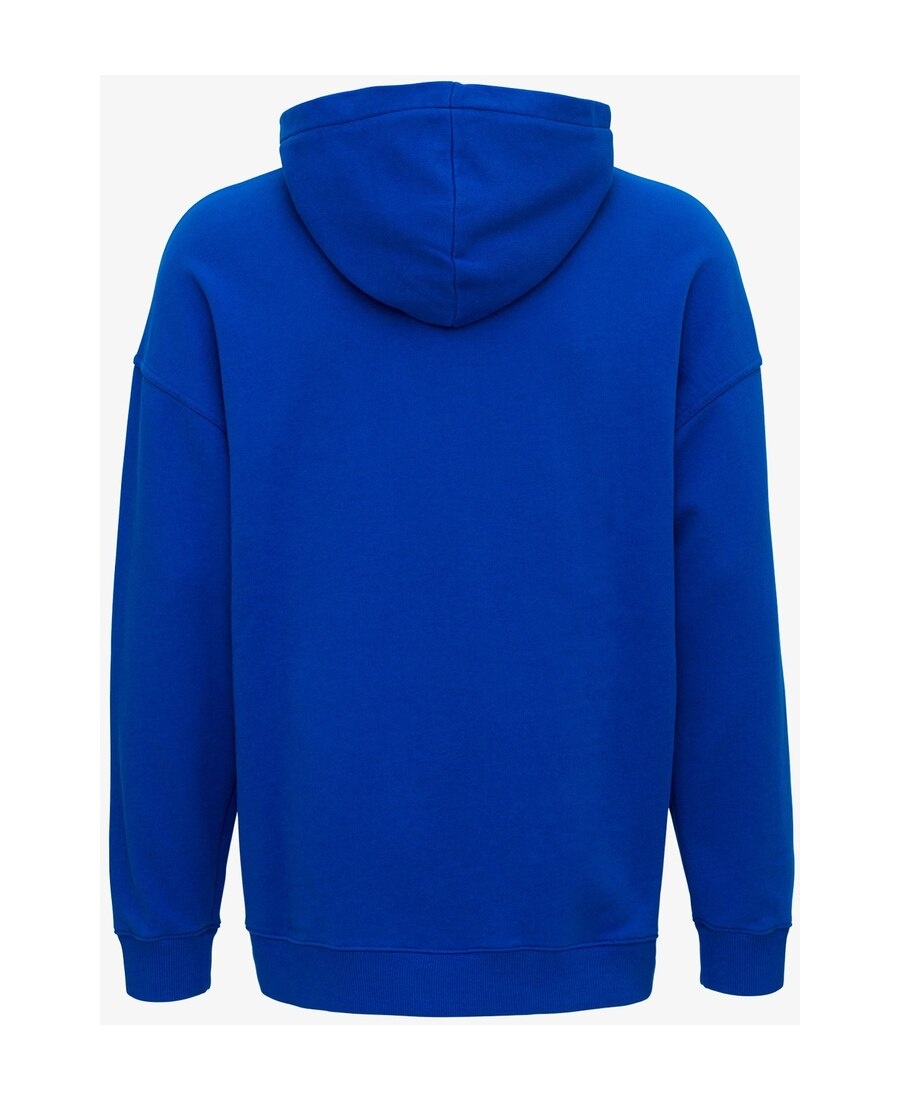 Givenchy Address Logo-print Hoodie In Blue