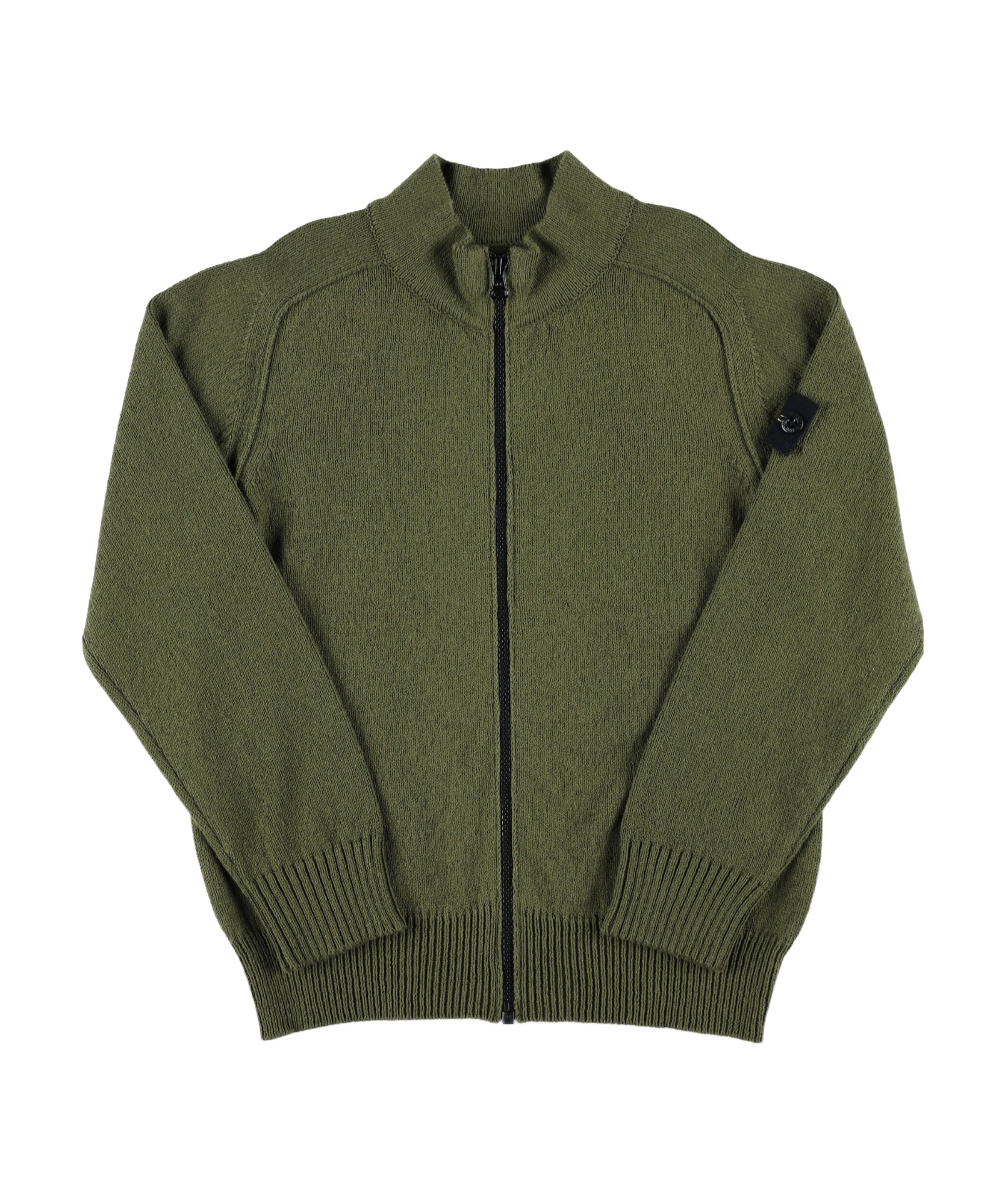 Stone Island Long-sleeved Sweater In Green