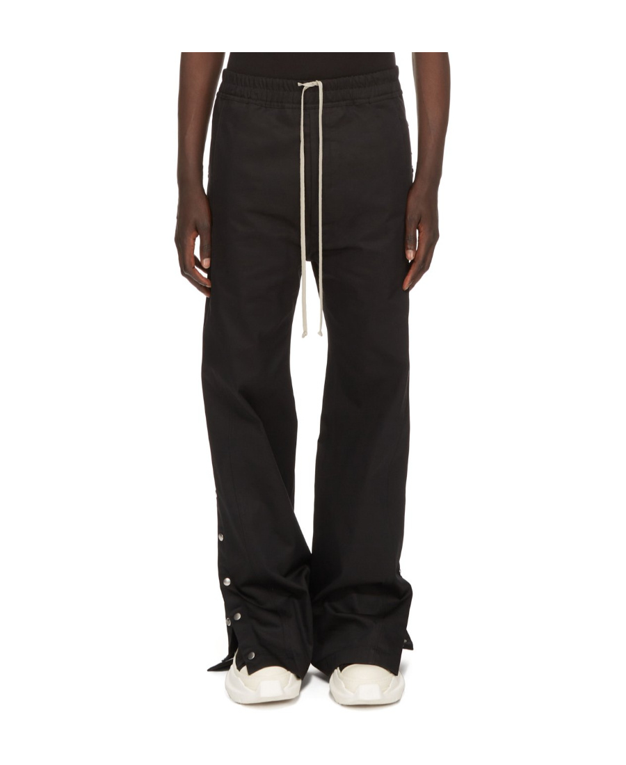 Rick Owens Drkshdw Luxor Pusher Wide-leg Trousers In Black