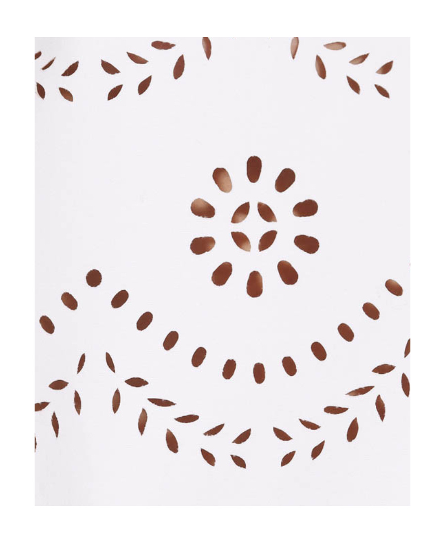Philosophy Di Lorenzo Serafini Logo High-necked Hollowed-out Dress In White