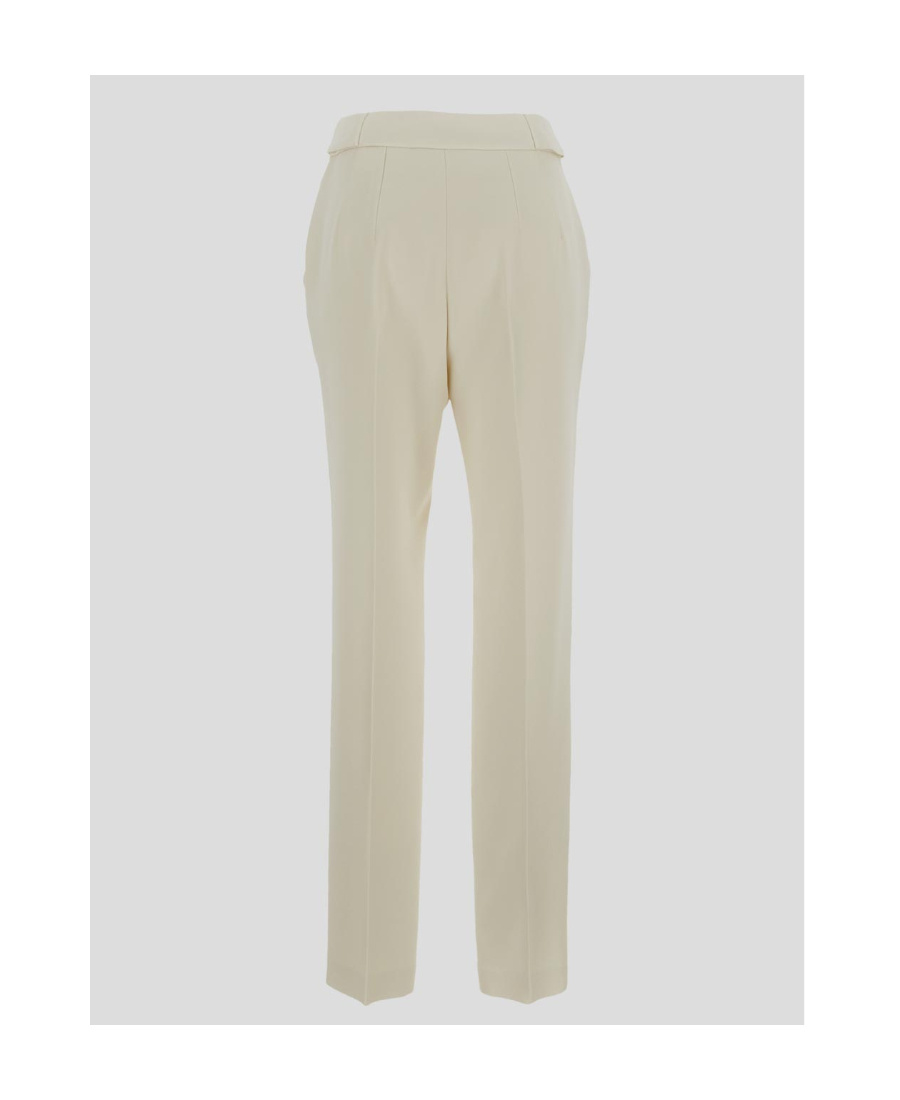 Ermanno Scervino High-waisted Tailored Trousers In Nude