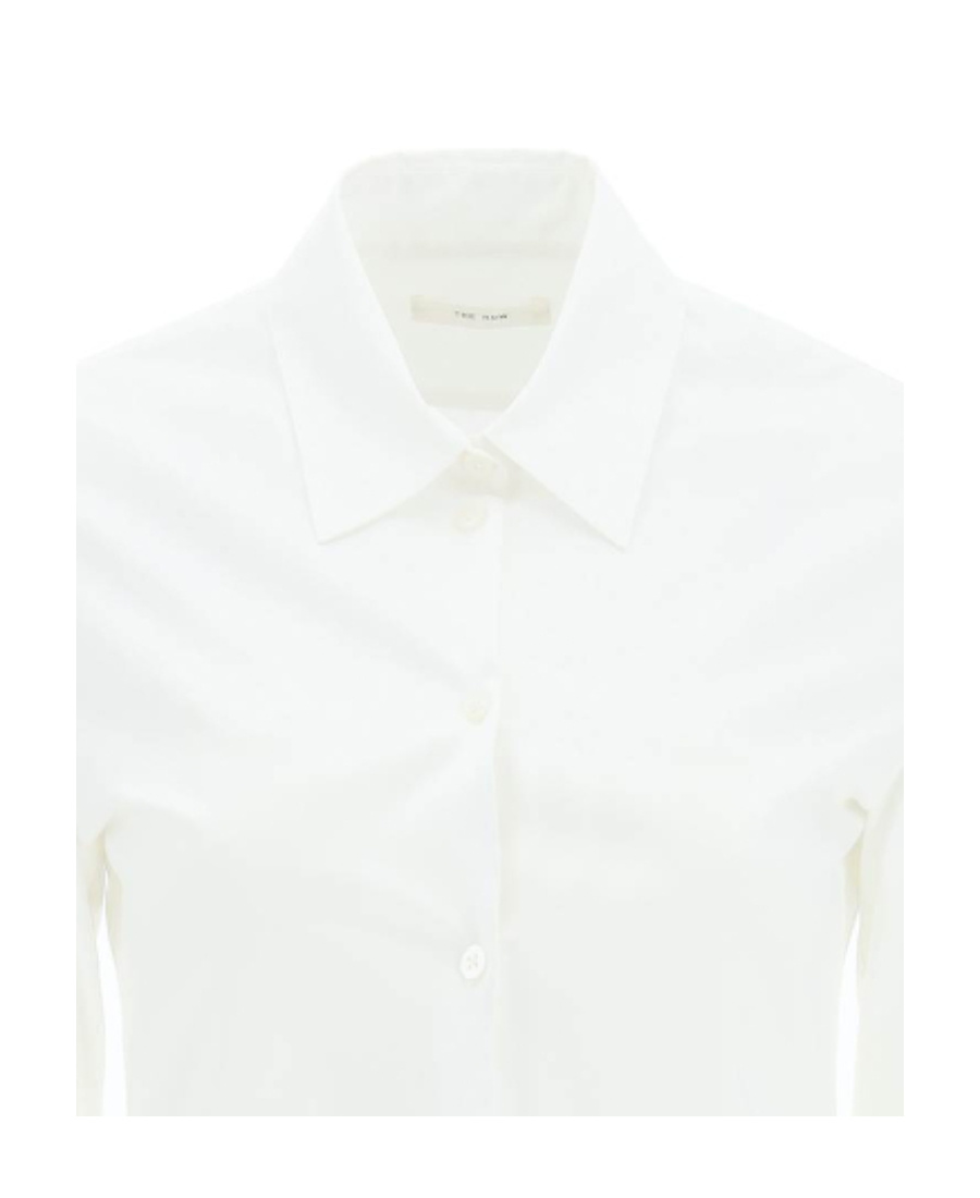 The Row Long-sleeve Cotton Shirt In White