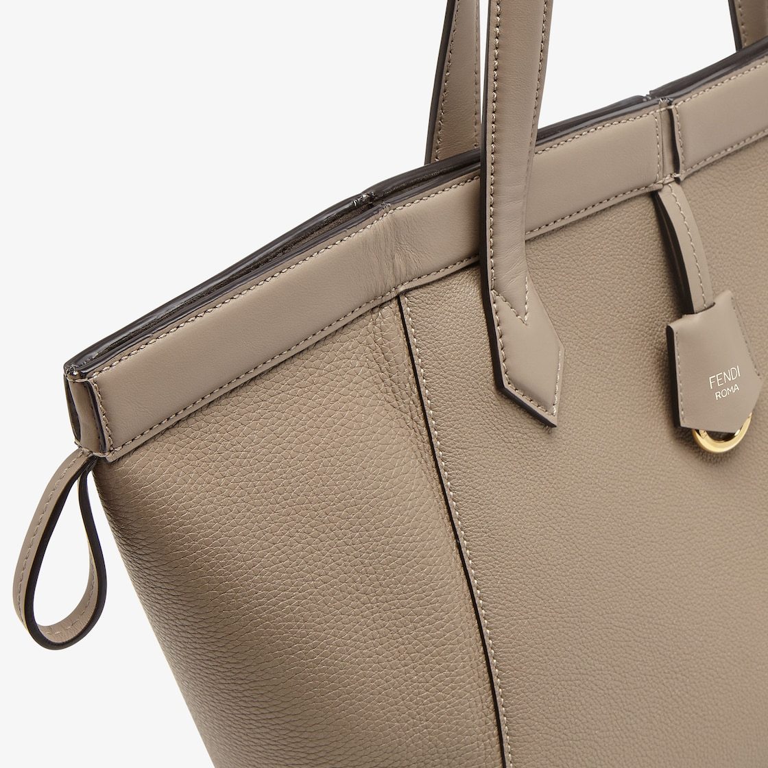 Fendi Origami Tote Bag In Gray