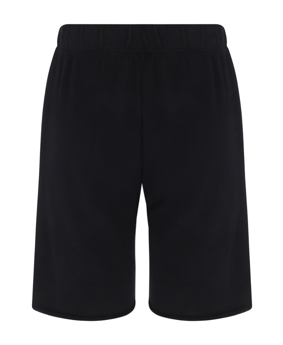 HERON PRESTON LOGO-PATCH ORGANIC-COTTON KNEE-LENGTH SHORTS