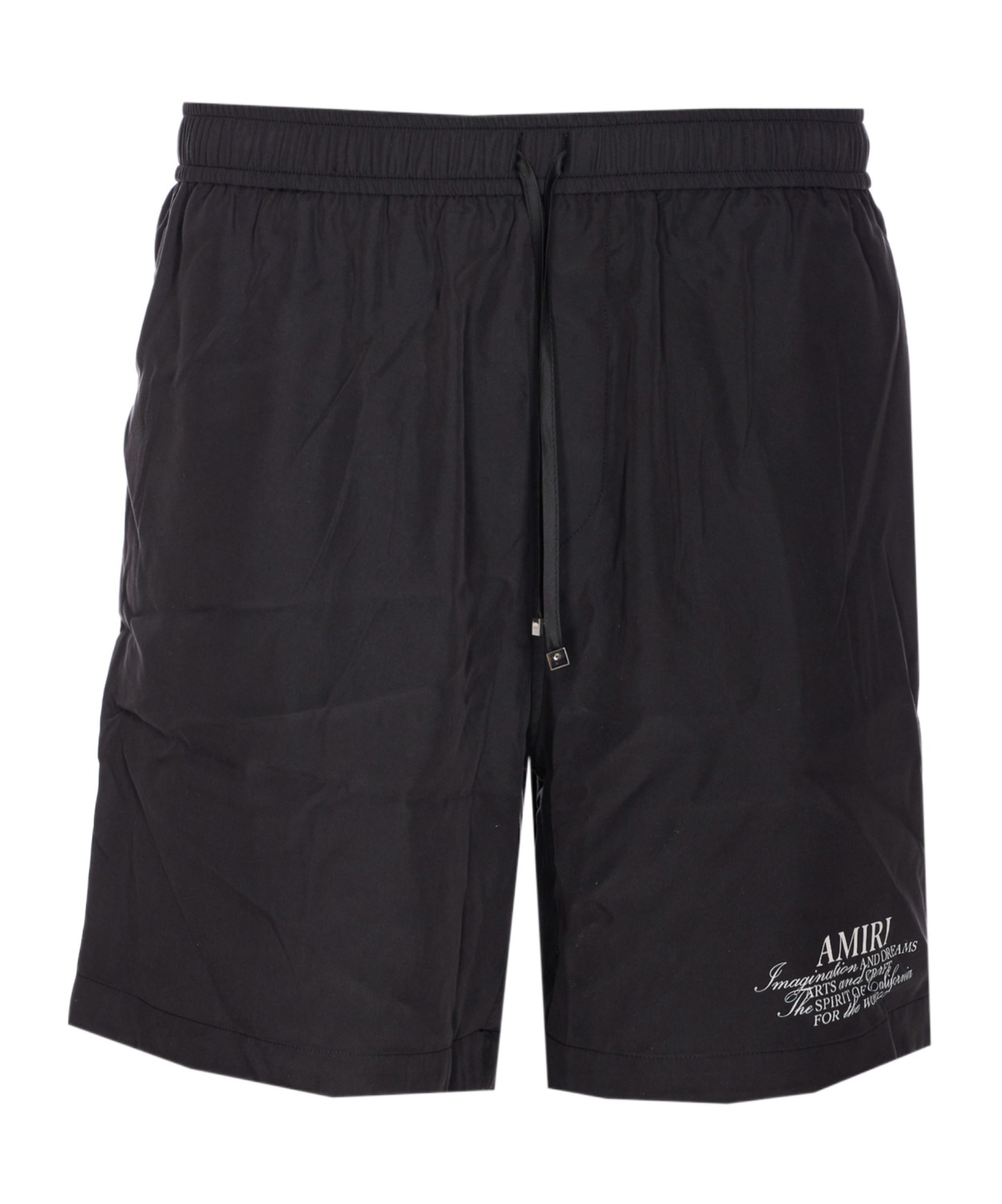 Amiri Elasticized Waist Knee Length Shorts With Print