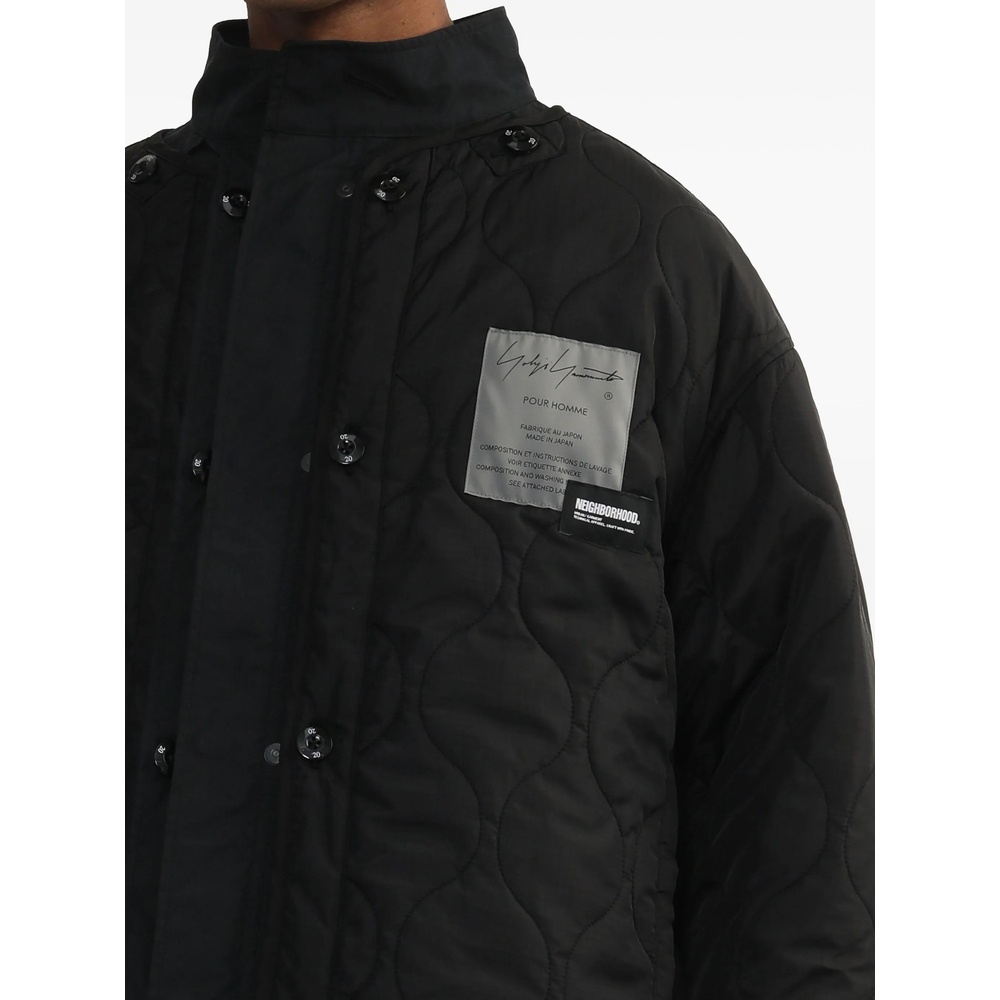 Yohji Yamamoto Long-sleeved Windbreaker In Black