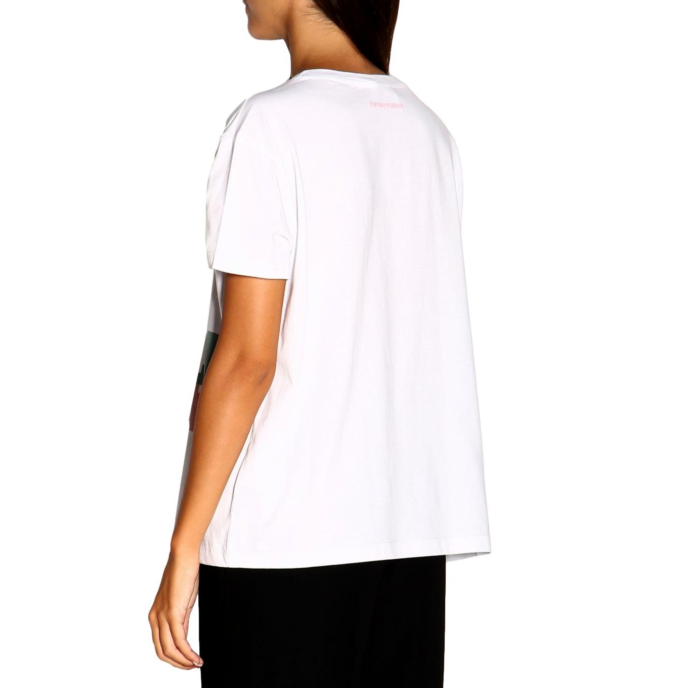 EMPORIO ARMANI ROUND-NECKED LOGO T-SHIRT 