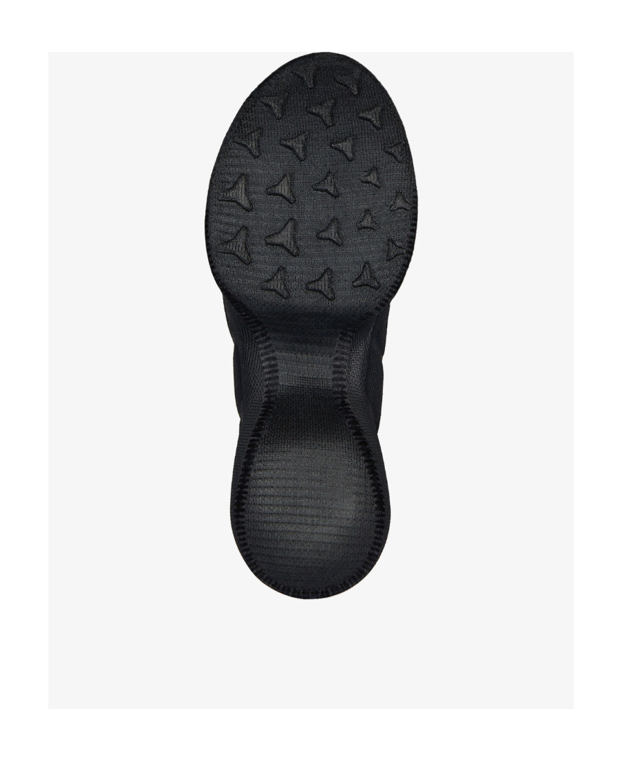 Givenchy Giv Tk-360 Plus Black Stretch-knit Sneakers In Black