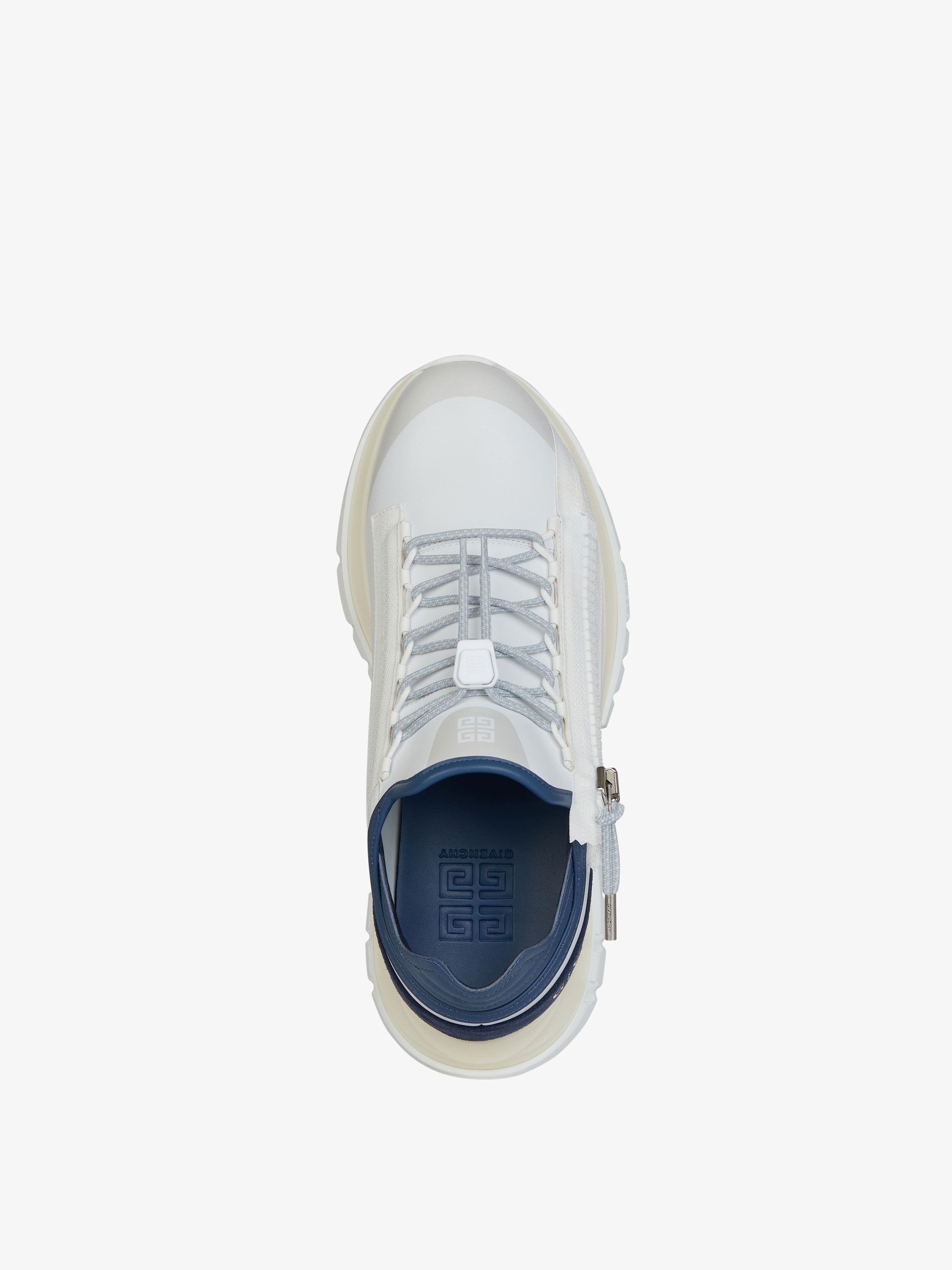 Shop Givenchy Spectre Runner Sneakers In Synthetic Leather And Suede In White
