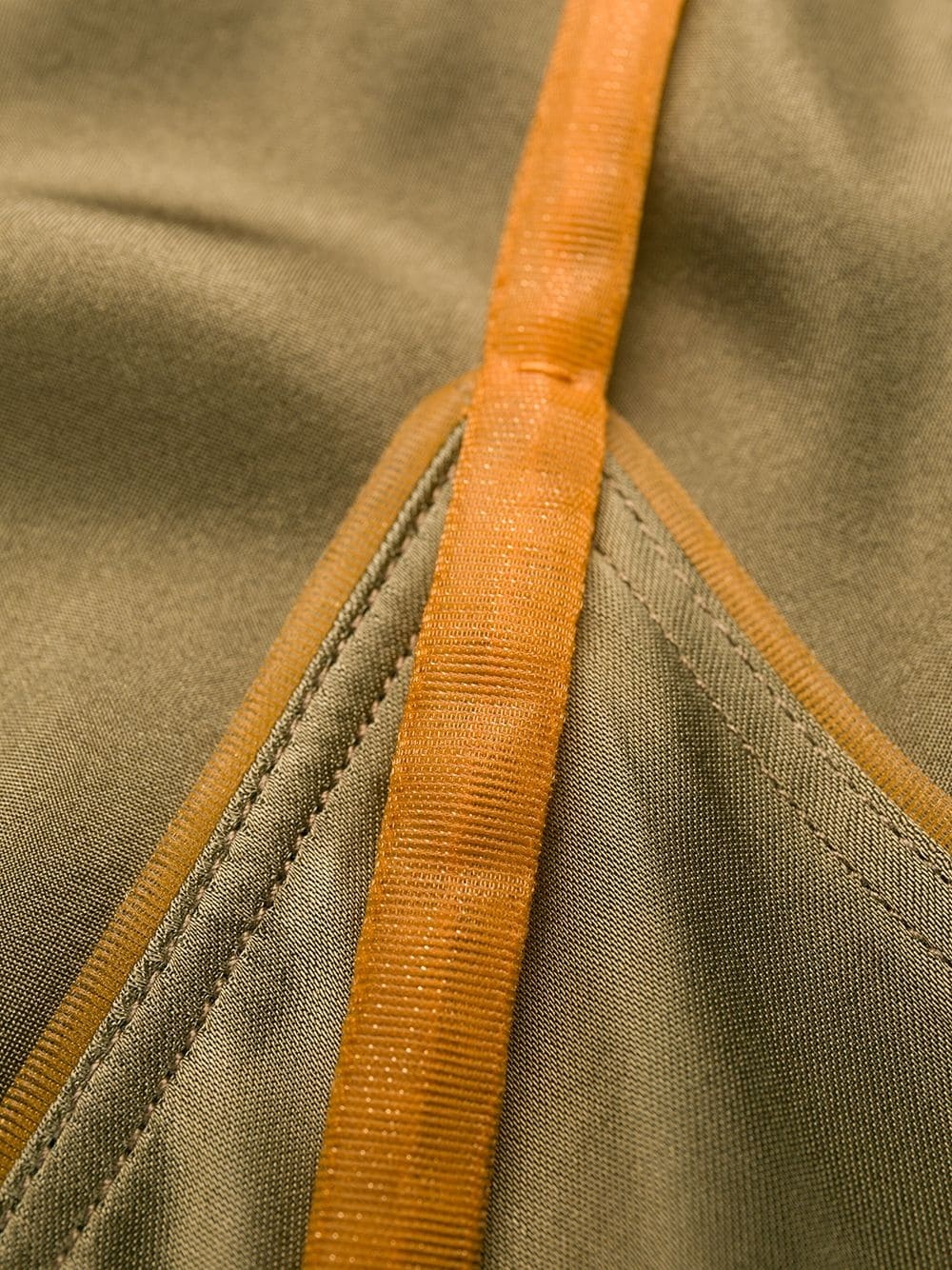 Helmut Lang Flared Camisole Top In Green