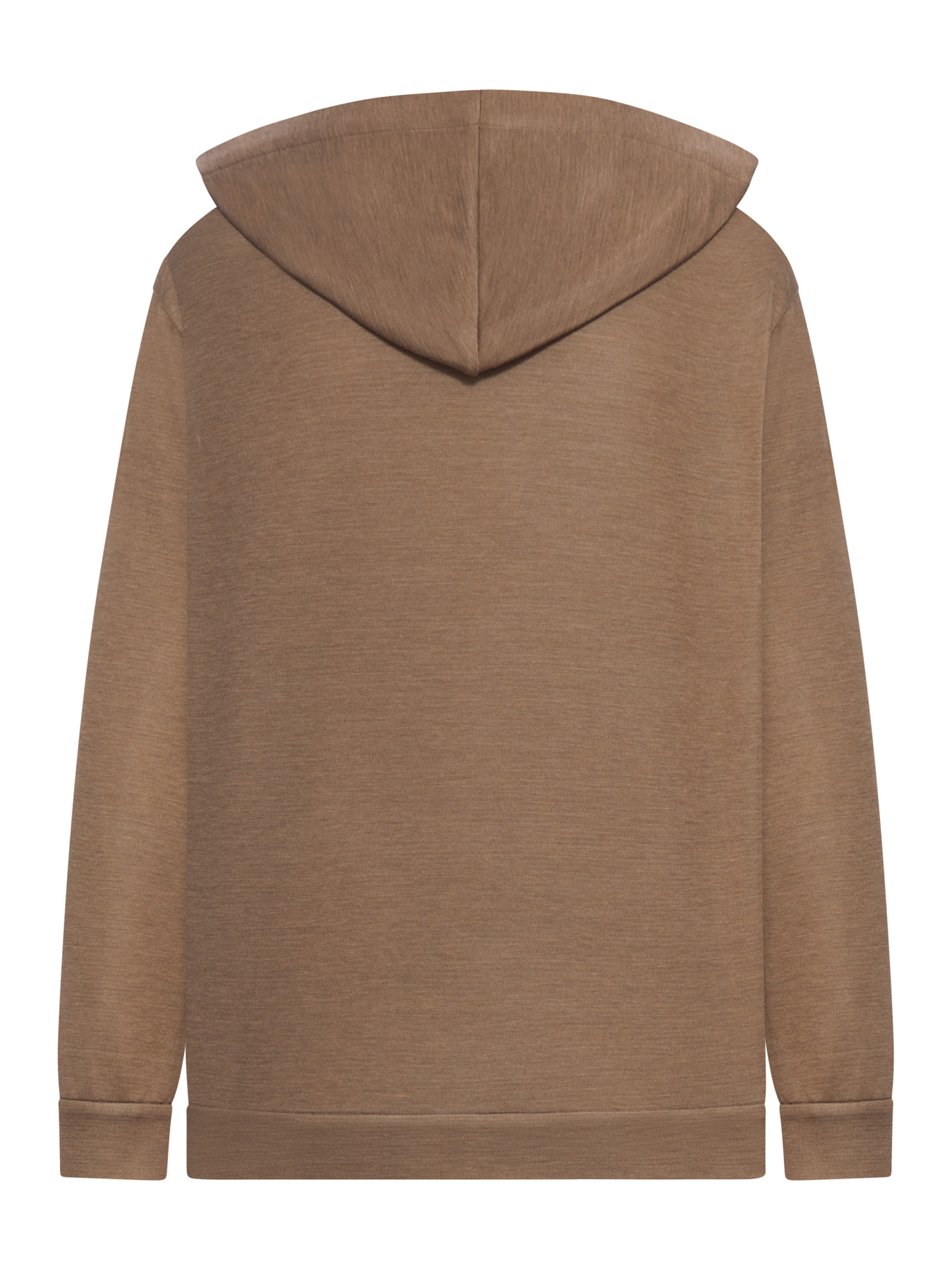 Brunello Cucinelli Women Cotton And Silk Blend Hoodie In Brown