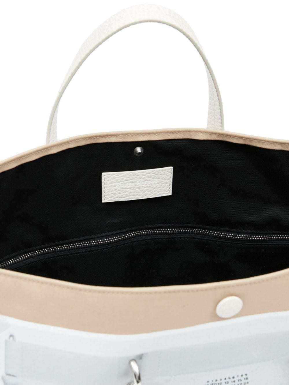 Maison Margiela Glam Slam Trompe L'oeil-print Tote Bag In White