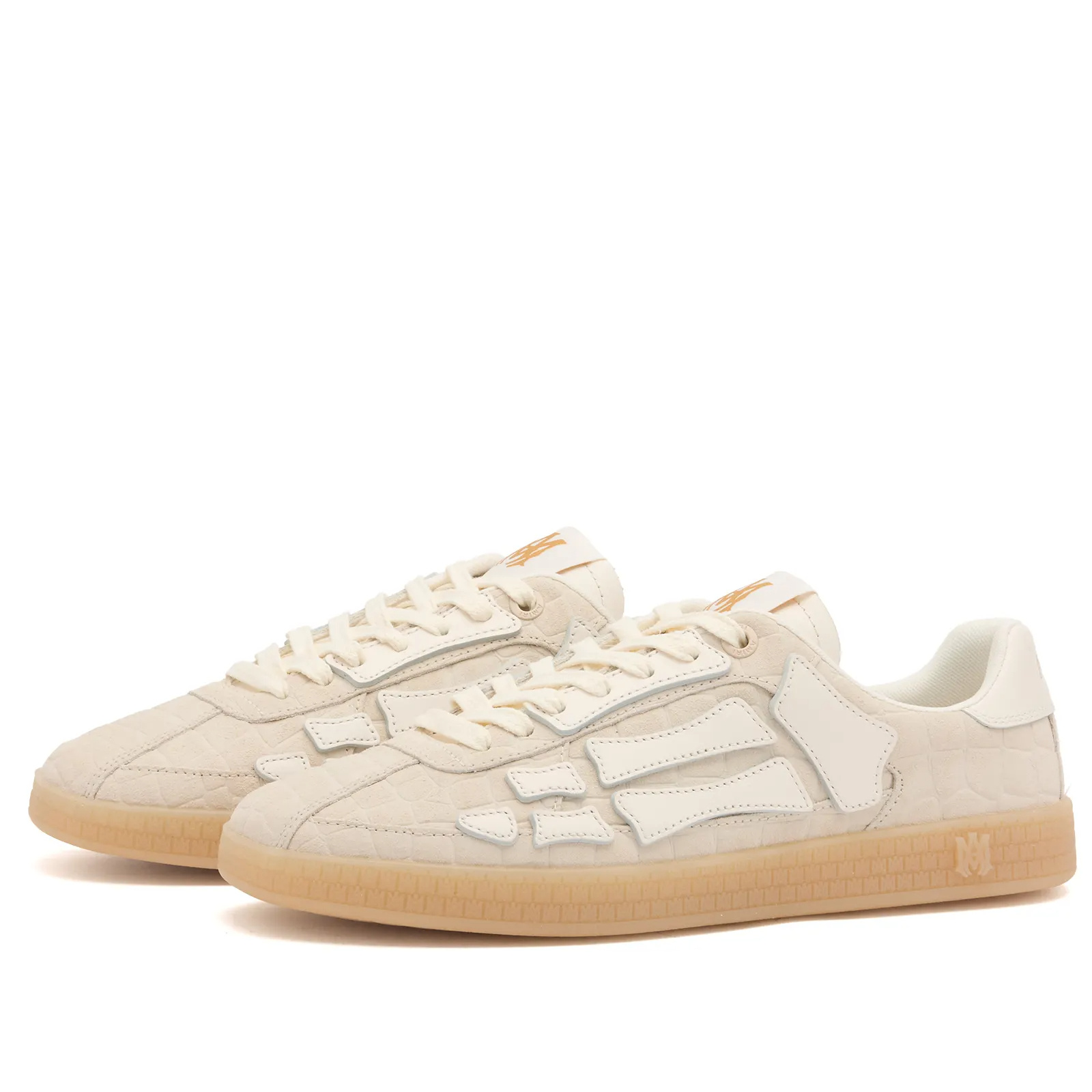 Amiri Men Beige Pacific Bones Sneakers In Multi