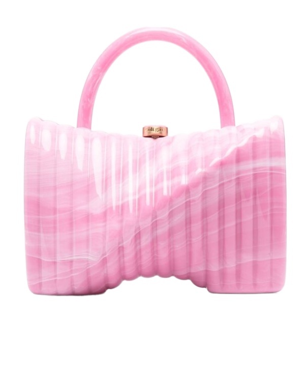 Shop Cult Gaia Cassidie Clap-fastened Clutch Bag In Pink