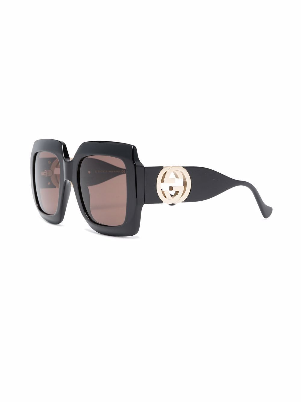 Gucci Square-frame Sunglasses In Black