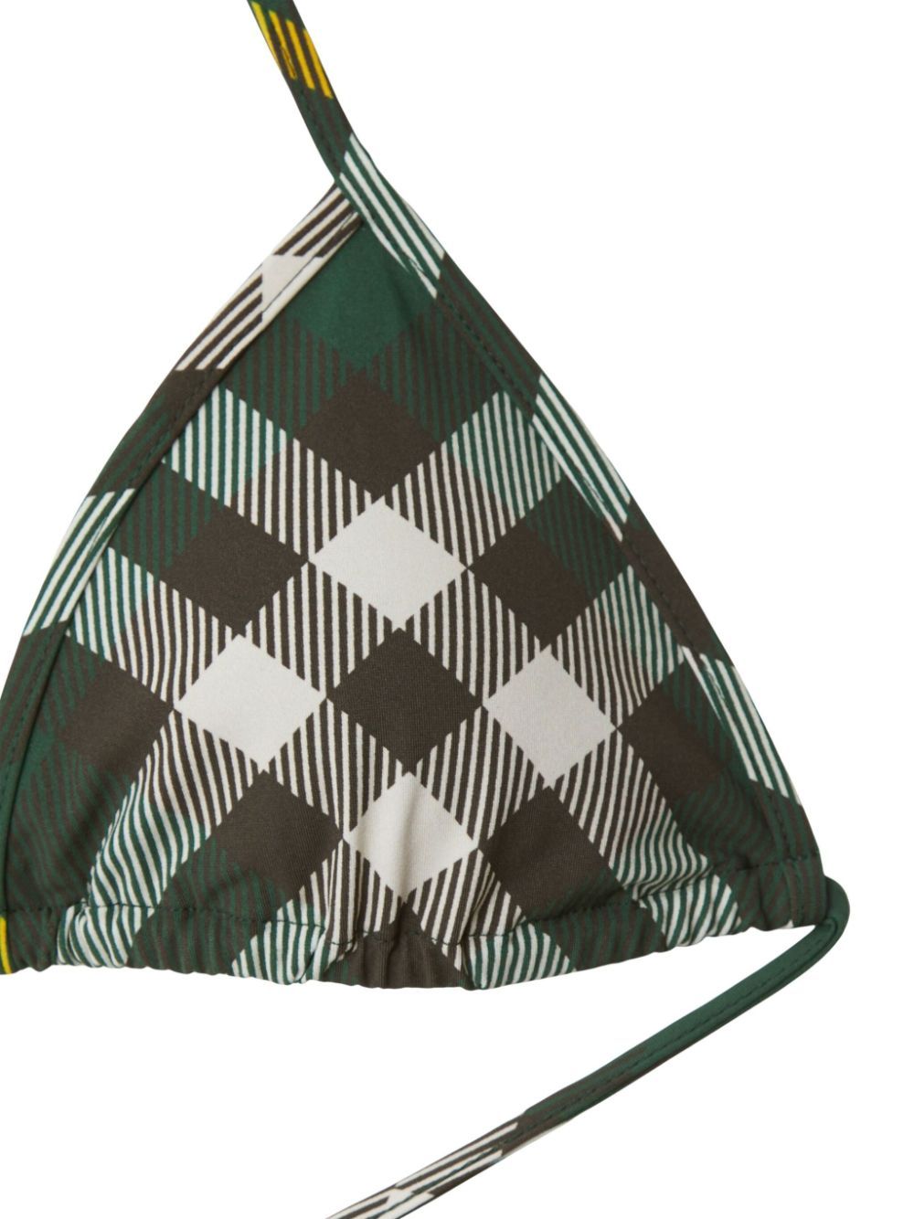 Burberry Women Check Bikini Top In Multicolor