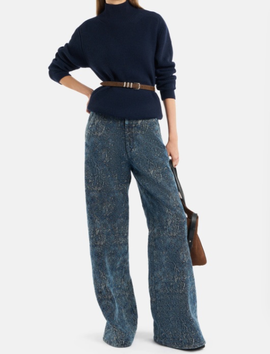 Dondup Turtleneck Sweater In Blue