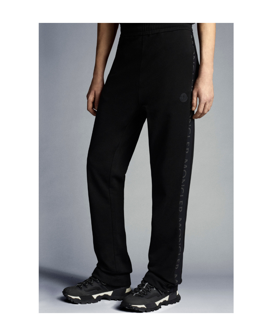 Moncler Logo-print Track Pants In Black