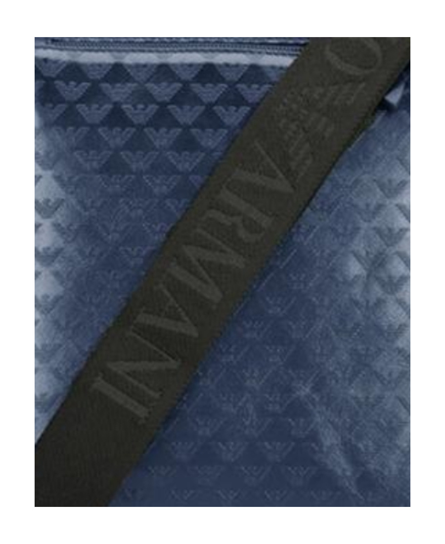 Emporio Armani Logo Shoulder Bag In Blue
