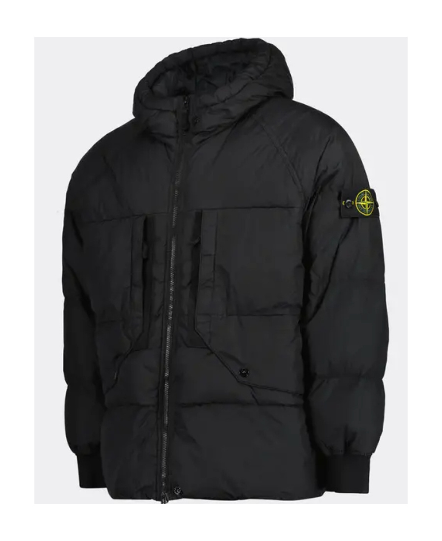 STONE ISLAND COMPASS-PATCH PUFFER JACKET
