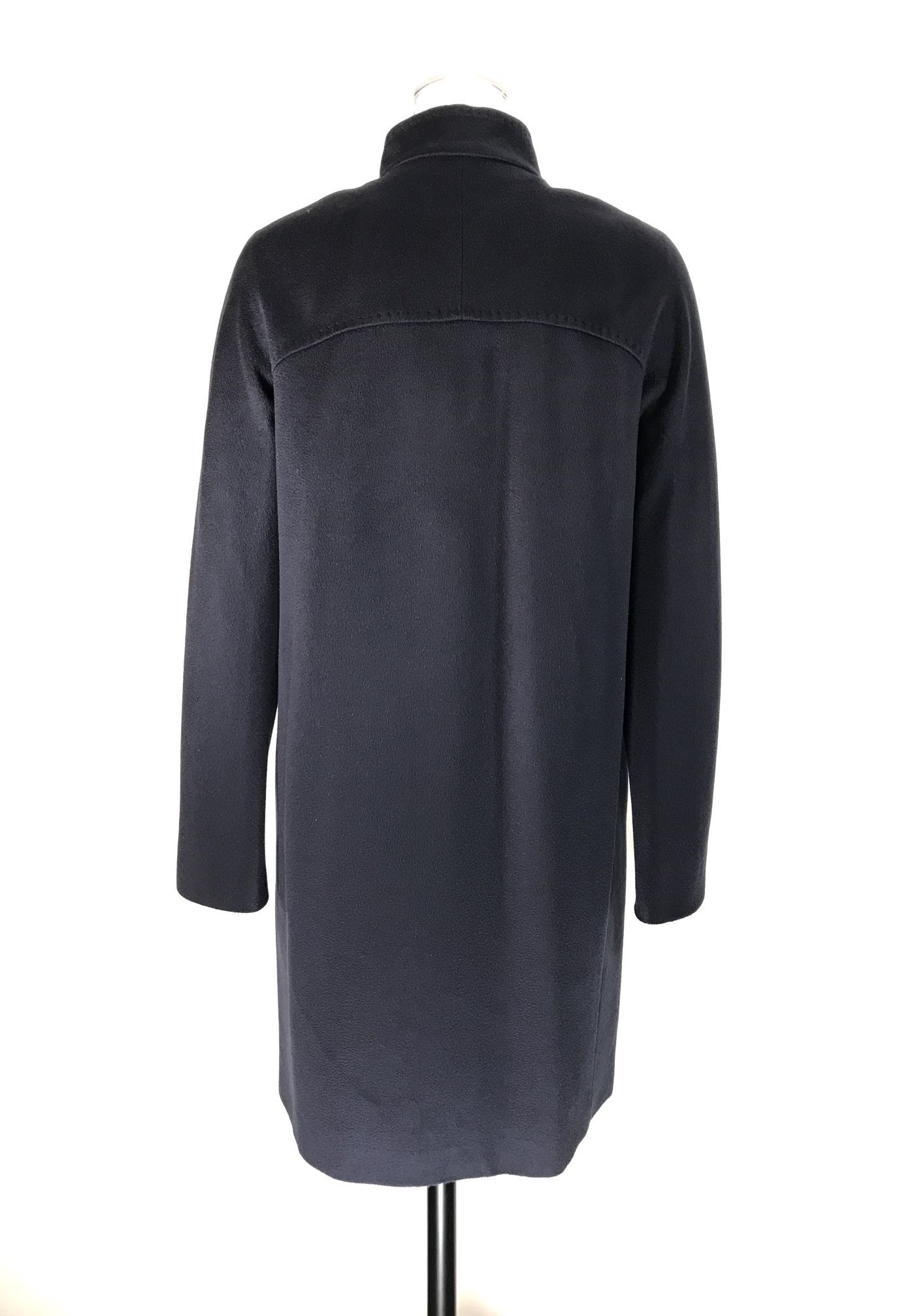Max Mara Long-sleeved Coat In Black