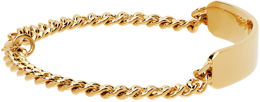 Apc Gold Darwin Bracelet In Yellow