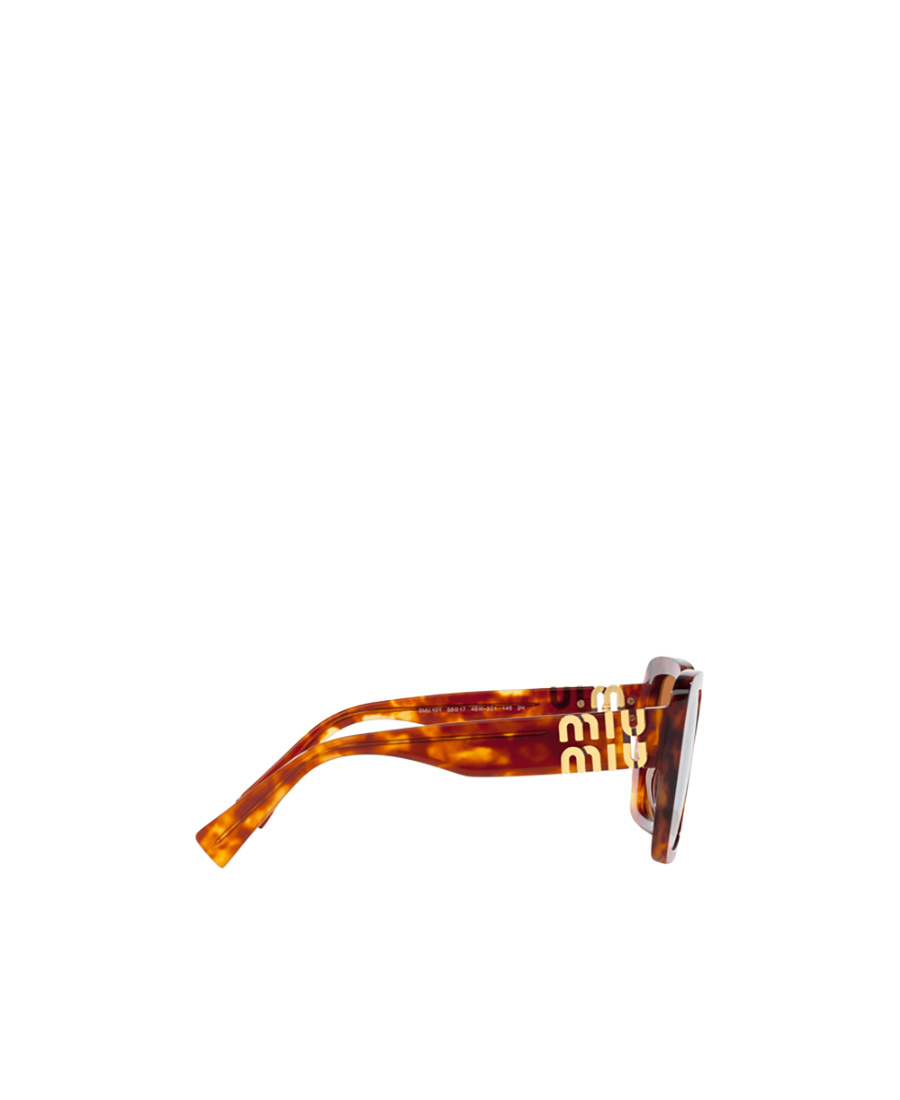 Miu Miu Eyewear Square Frame Sunglasses In Brown
