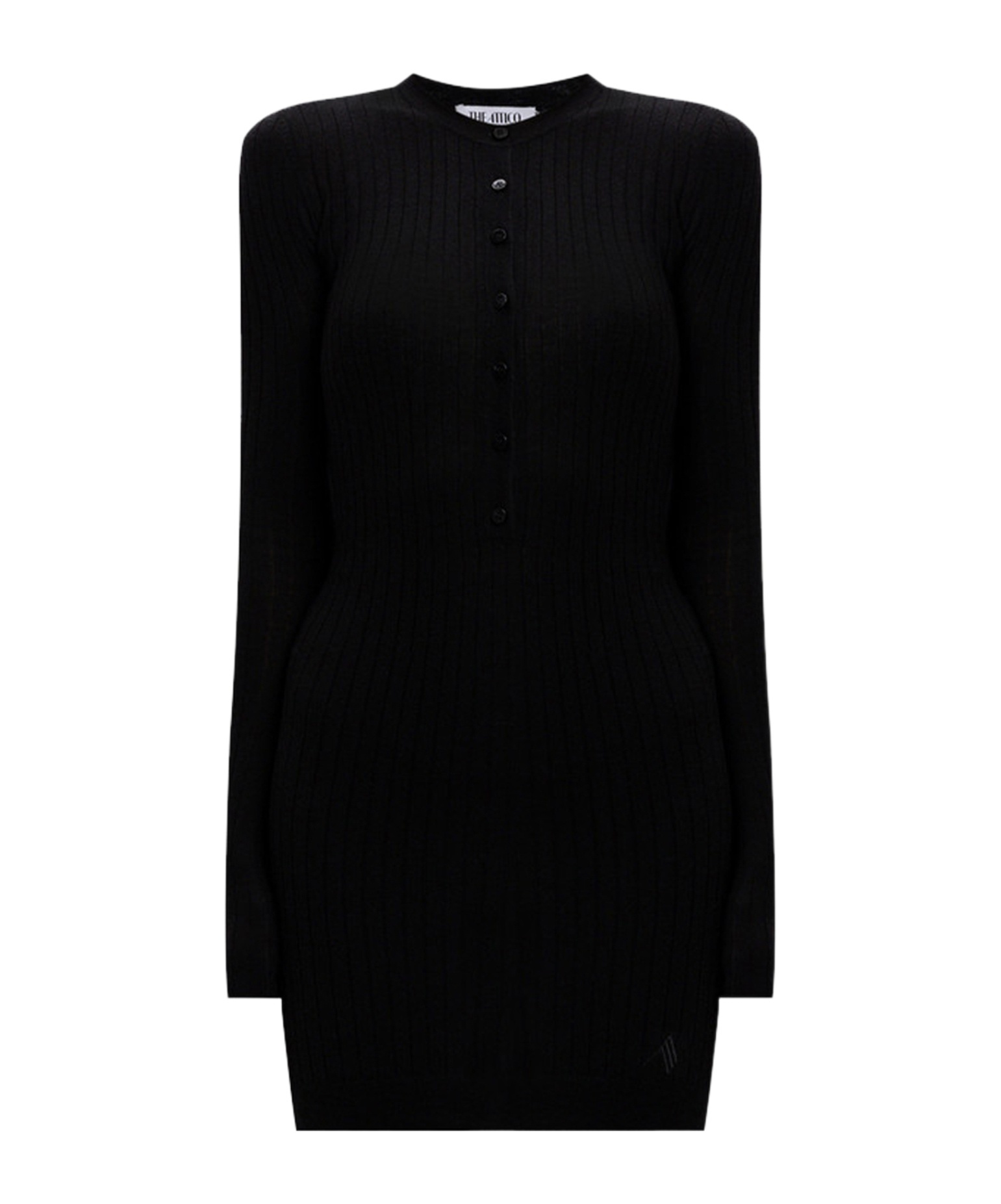 Attico Chunky-ribbed Mini Dress