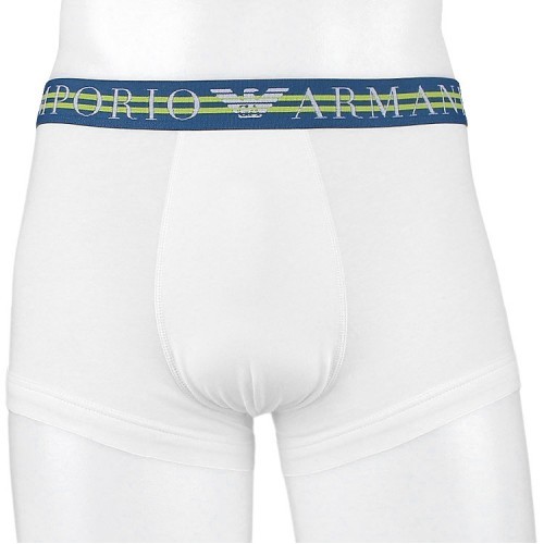 Emporio Armani Logo-embroidered Three-pack Boxers In Black