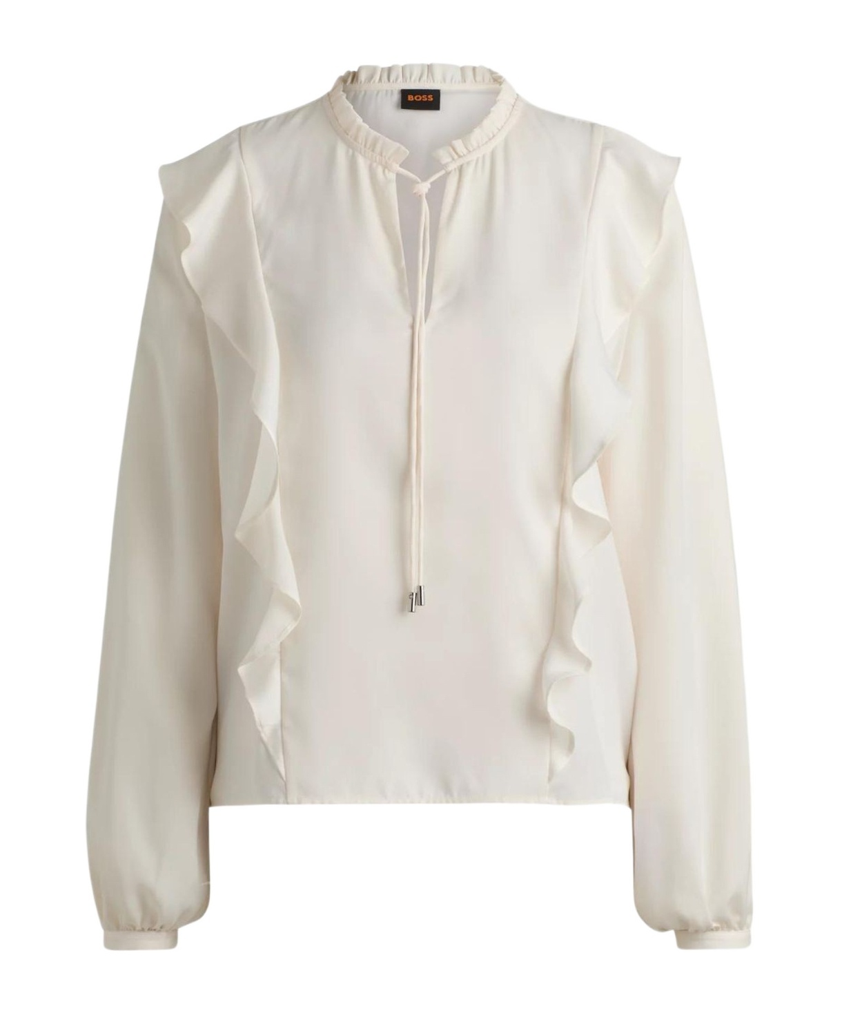 Hugo Boss Long-sleeved Shirt In White