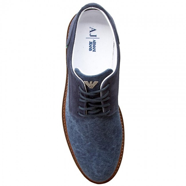 ARMANI JEANS STITCHING DETAILS BUSINESS CASUAL SHOES