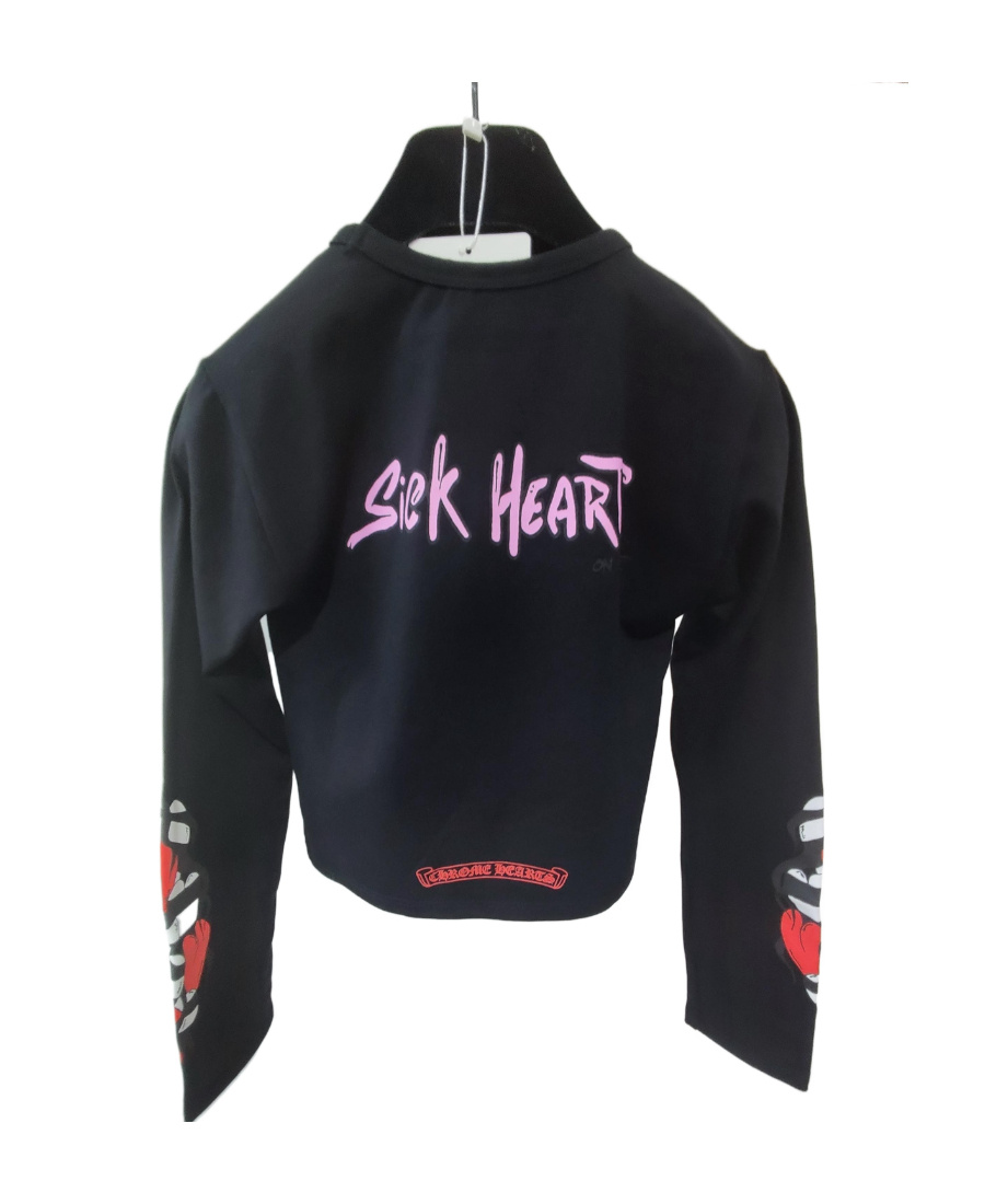 Chrome Hearts Mattyboy Graffiti Long-sleeved T-shirt In Black
