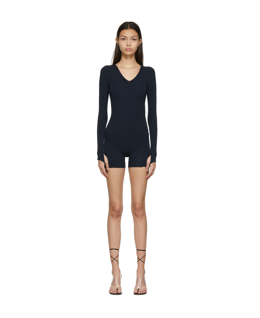Shop Jacquemus La Combinaison Cielo Romper In Black