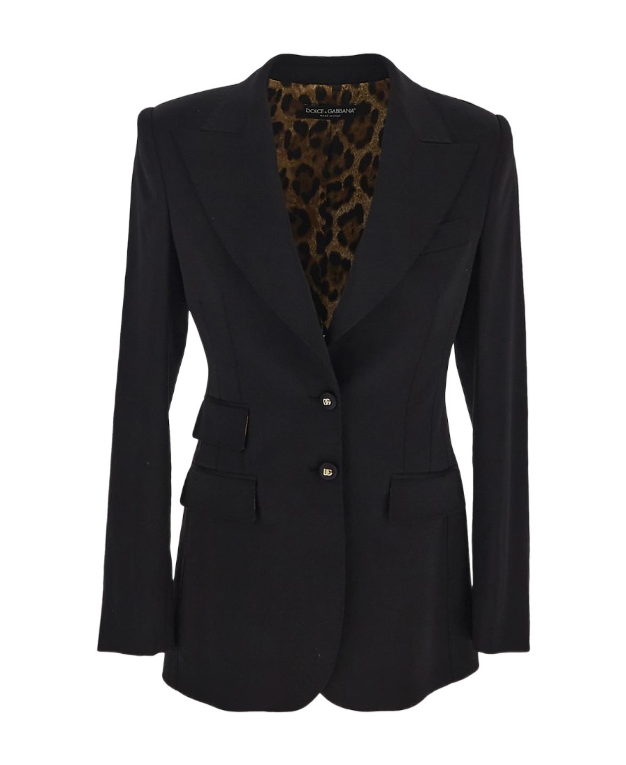 Shop Dolce & Gabbana Single-breasted Blazer In Black