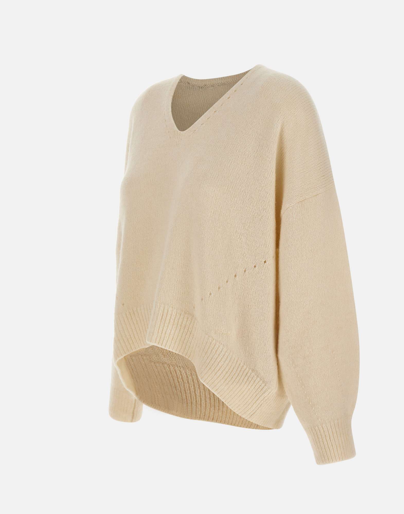 Hugo Boss Long-sleeved Sweater In Neutral