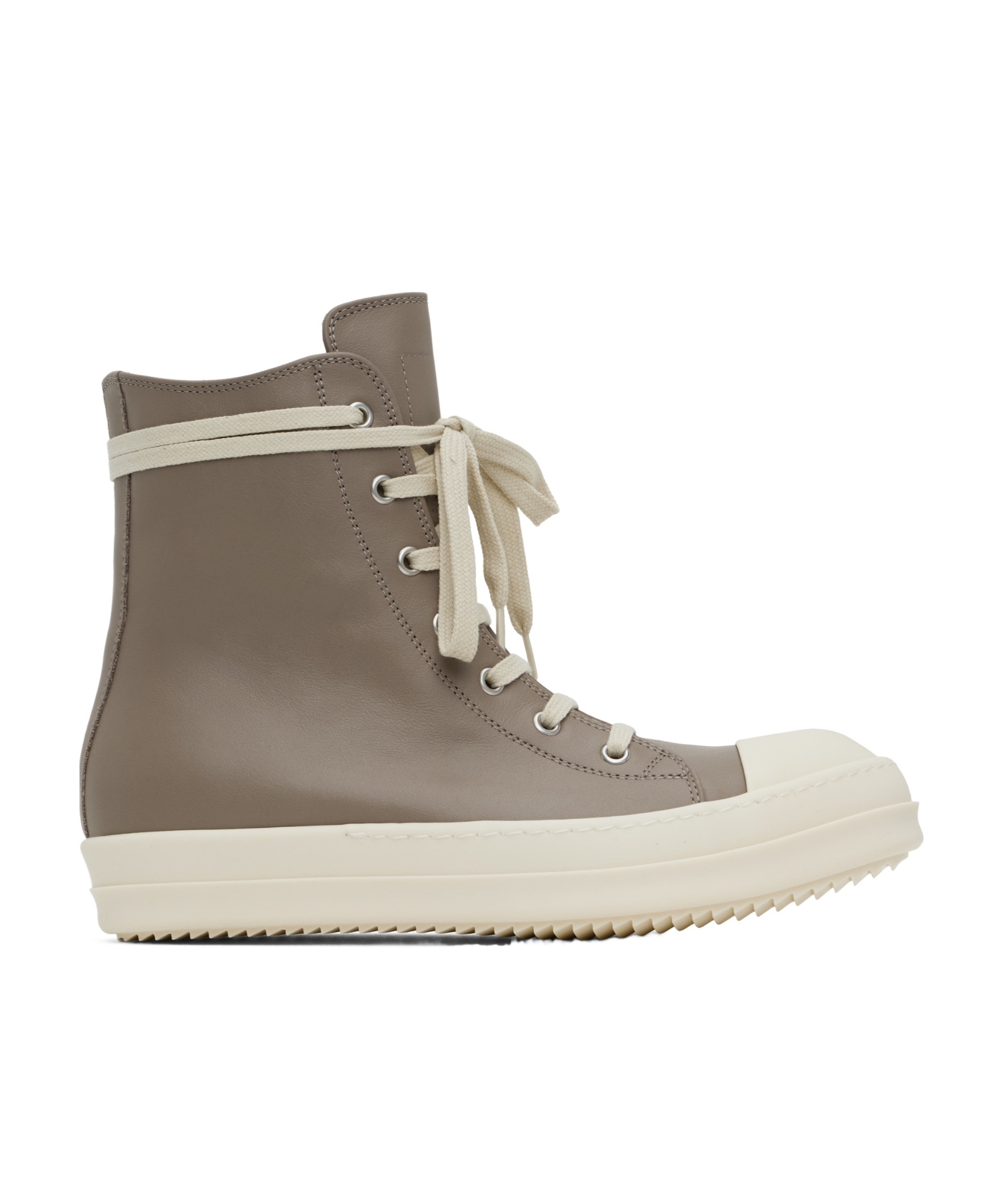 Rick Owens Hi-top Sneakers In Green