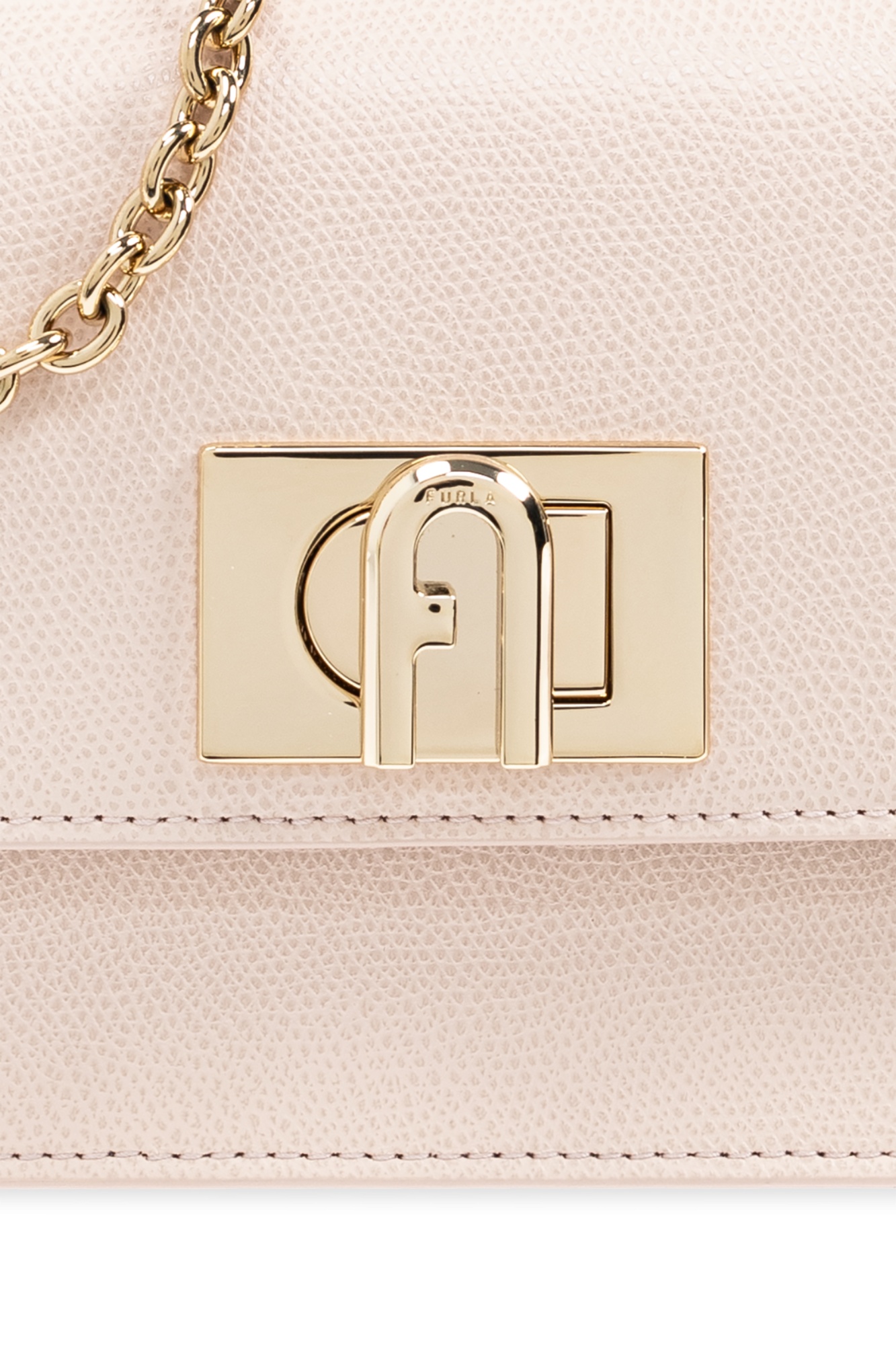 Shop Furla 1927 Shoulder Bag In Nude