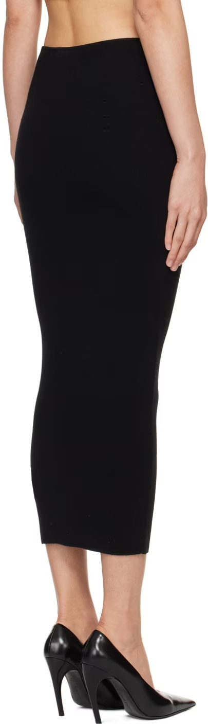 Dion Lee Mobius Loop Midi Skirt In Black