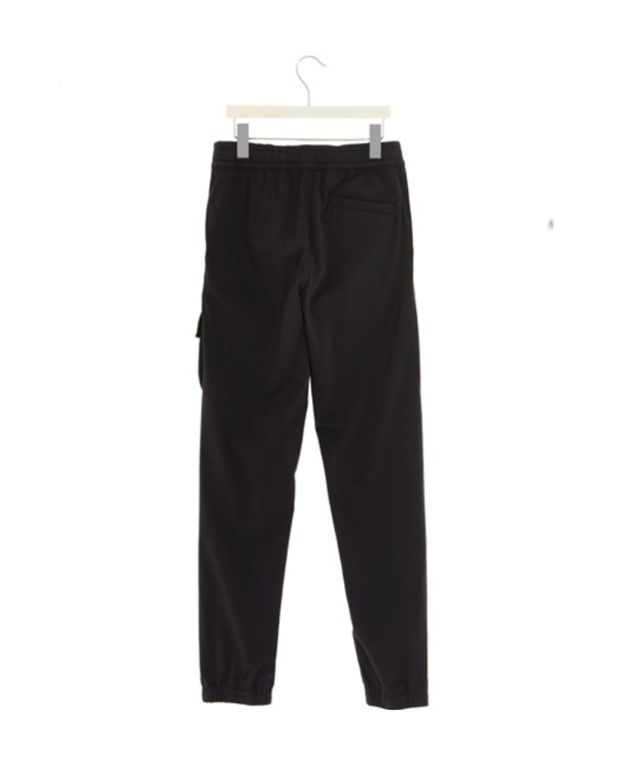 Stone Island Compass-patch Cargo Trousers In Blue
