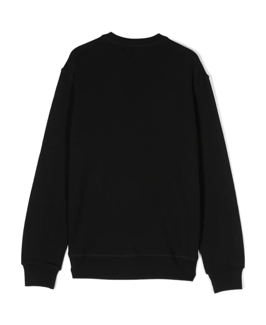 Dsquared2 Logo-print Cotton Sweatshirt In Black