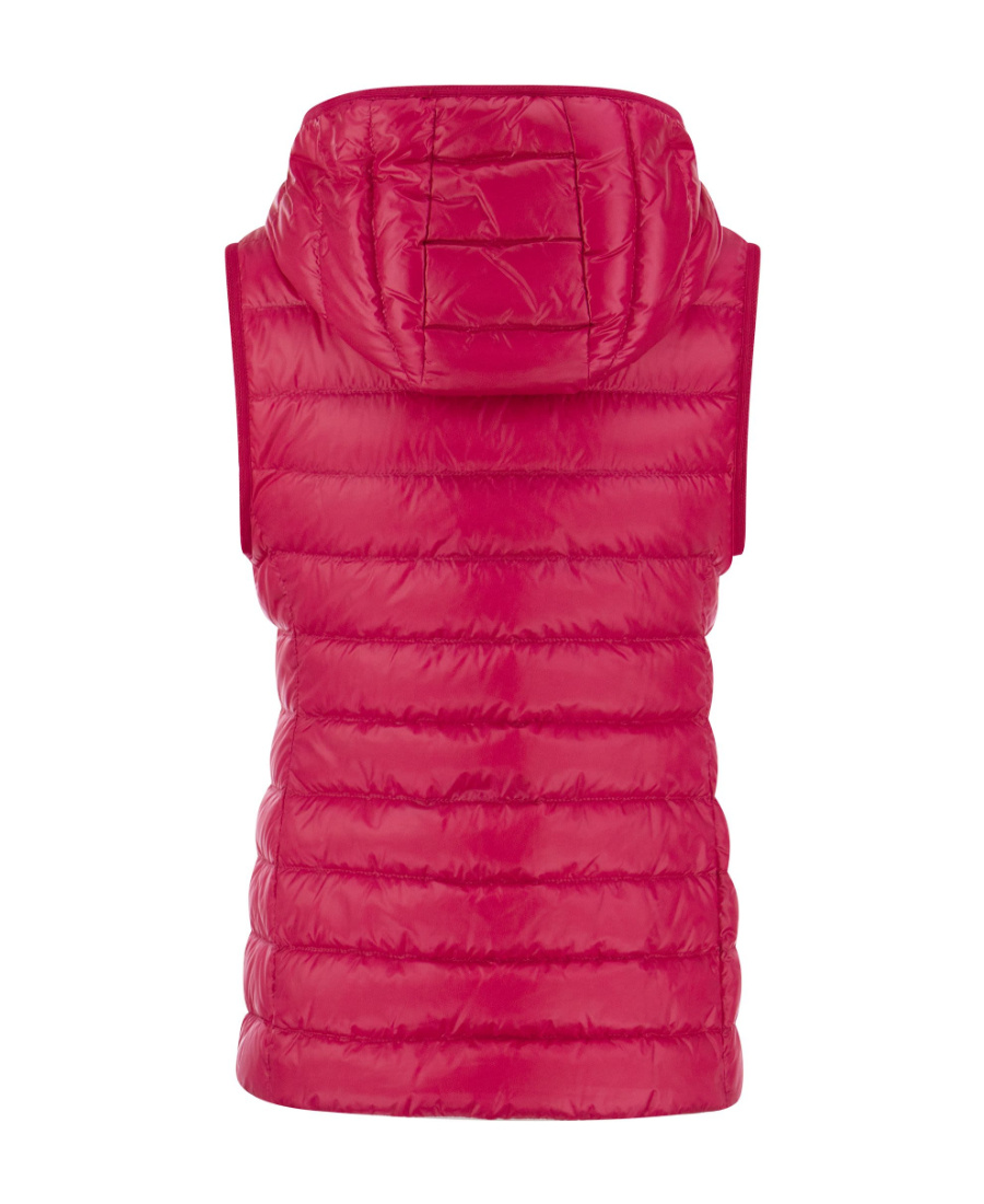Moncler Glygos Zip-up Down Vest In Red
