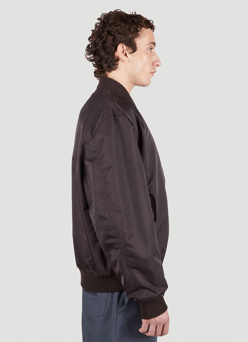 Raf Simons Logo Casual Jacket In Black