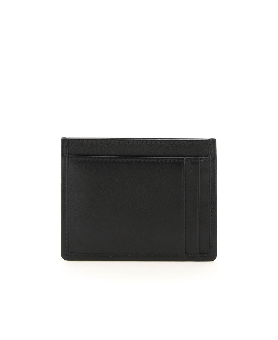 Shop Miu Miu Matelassé Nappa Leather Card Holder In Black