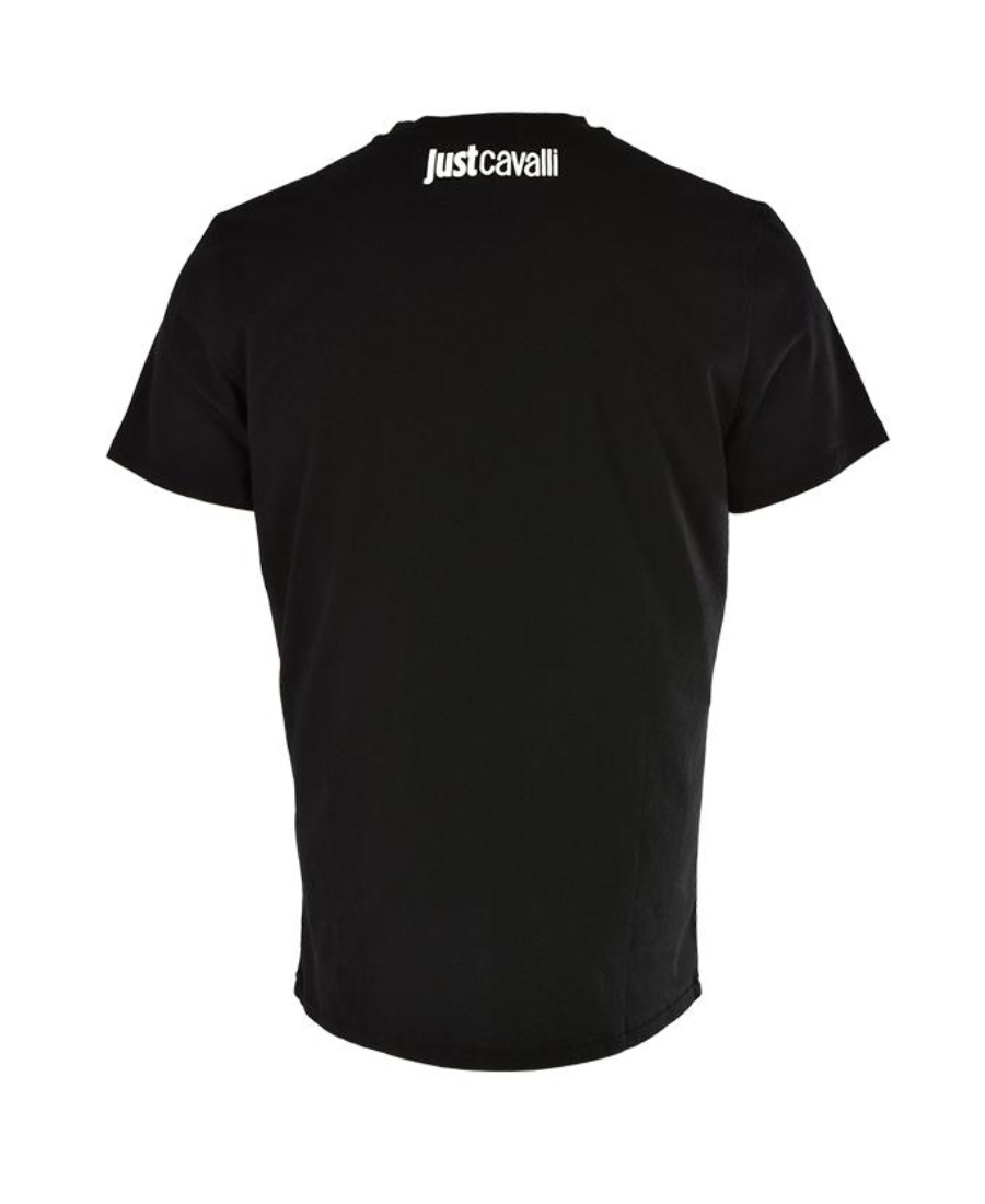 Just Cavalli Logo T-shirt In Black