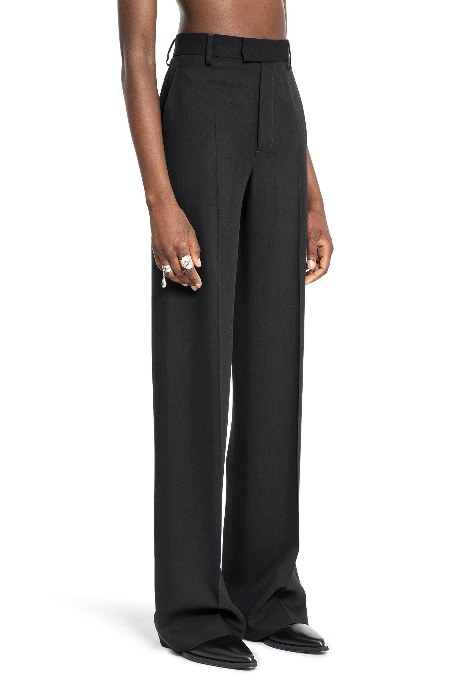 Ann Demeulemeester Belt Loops Slacks